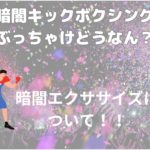 暗闇キックボクシングをぶった斬る！！元選手からみた暗闇キックは？？